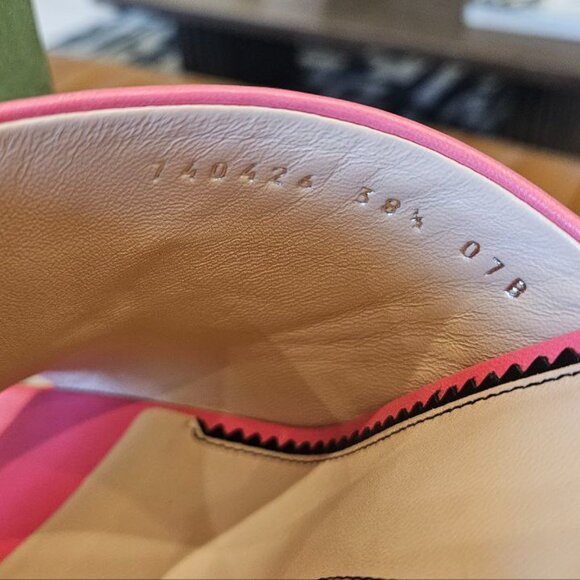 Gucci GG 110mm platform mules in Mystic White Sz EU 38+ - Picture 6 of 12